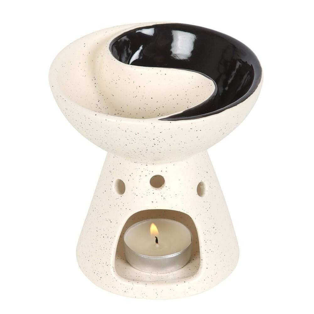 The Fashion Gift Shop: Yin Yang Dual Ceramic Oil Burner and Wax Warmer by The Fashion Gift Shop , Oil Burner & Wax Melters