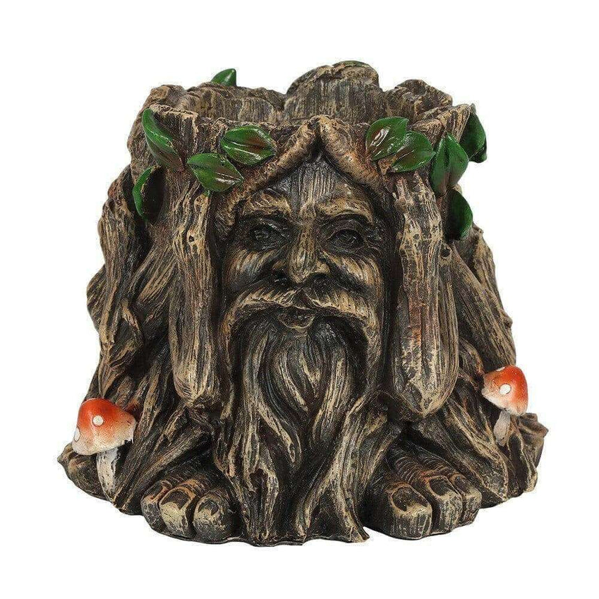 The Fashion Gift Shop: 14cm Green Man Plant Pot See Speak Hear No Evil Planter by Spirit of equinox, Pots and Planters