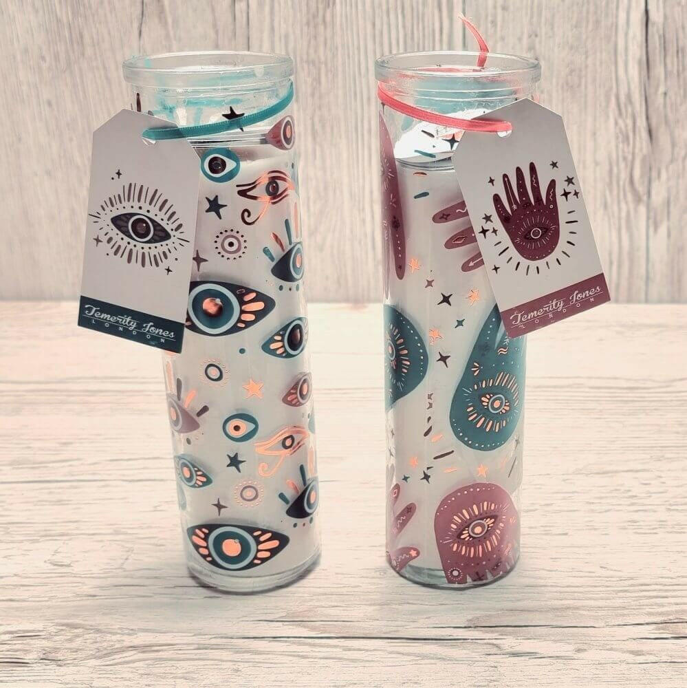 The Fashion Gift Shop: 20cm Hand and Eye Tube Candle - Valentines Gifts by Temerity Jones London, Candles