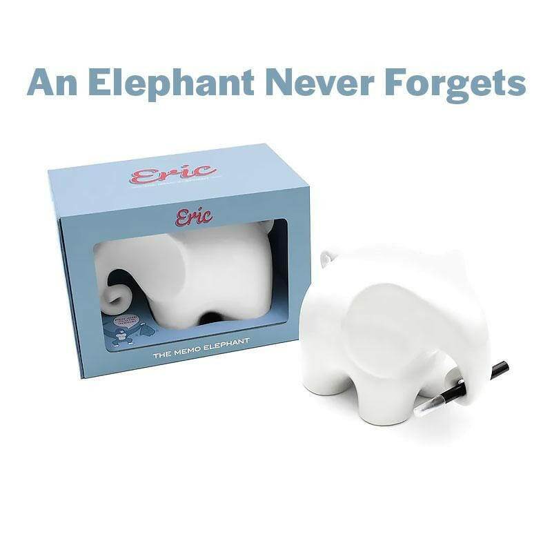 The Fashion Gift Shop: Eric The Memo Elephant - A Elephant Never Forgets By Luckies Uk by Luckies, Animal Ornament