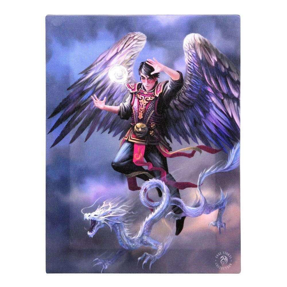 The Fashion Gift Shop: Anne Stokes Air Element Wizard Wall Art Canvas Plaque by Anne Stokes, Wall Art's