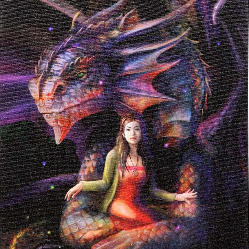 The Fashion Gift Shop: Anne Stokes Spirit Dragon Canvas Plaque Wall Artwork Decor by Anne Stokes, Wall Art's