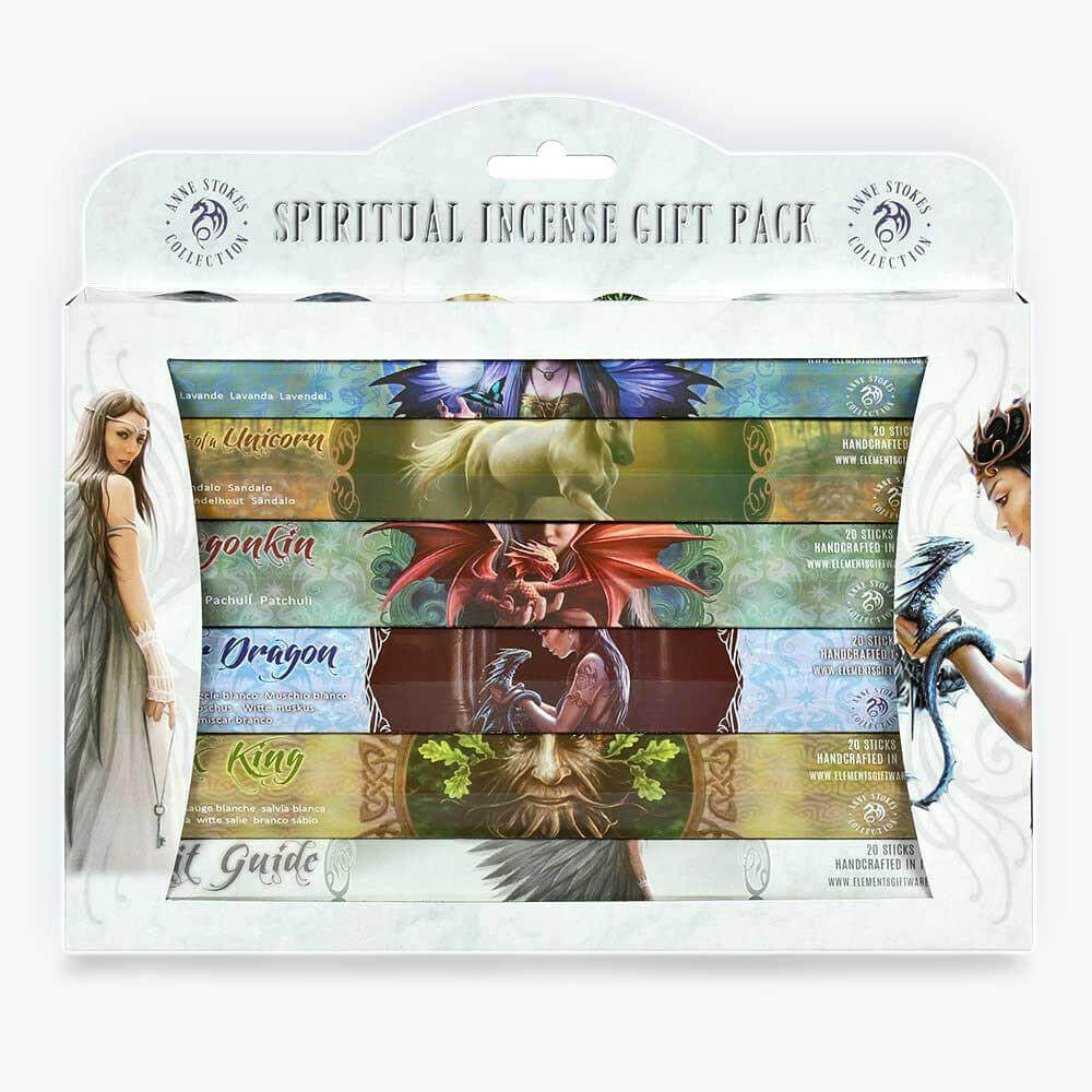 The Fashion Gift Shop: Anne Stokes Spiritual Incense Sticks Gift Set 120 Sticks by Anne Stokes, Incense Sticks