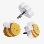 The Fashion Gift Shop: Set of 2 Bee Design Drawer Knobs - Ideal for Children's Bedroom Decor by Sass and Belle, Wall Hooks & Drawers