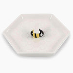 The Fashion Gift Shop: Bee Hexagonal Trinket Jewellery Dish by Jones Home & Gifts, Jewellery Dish