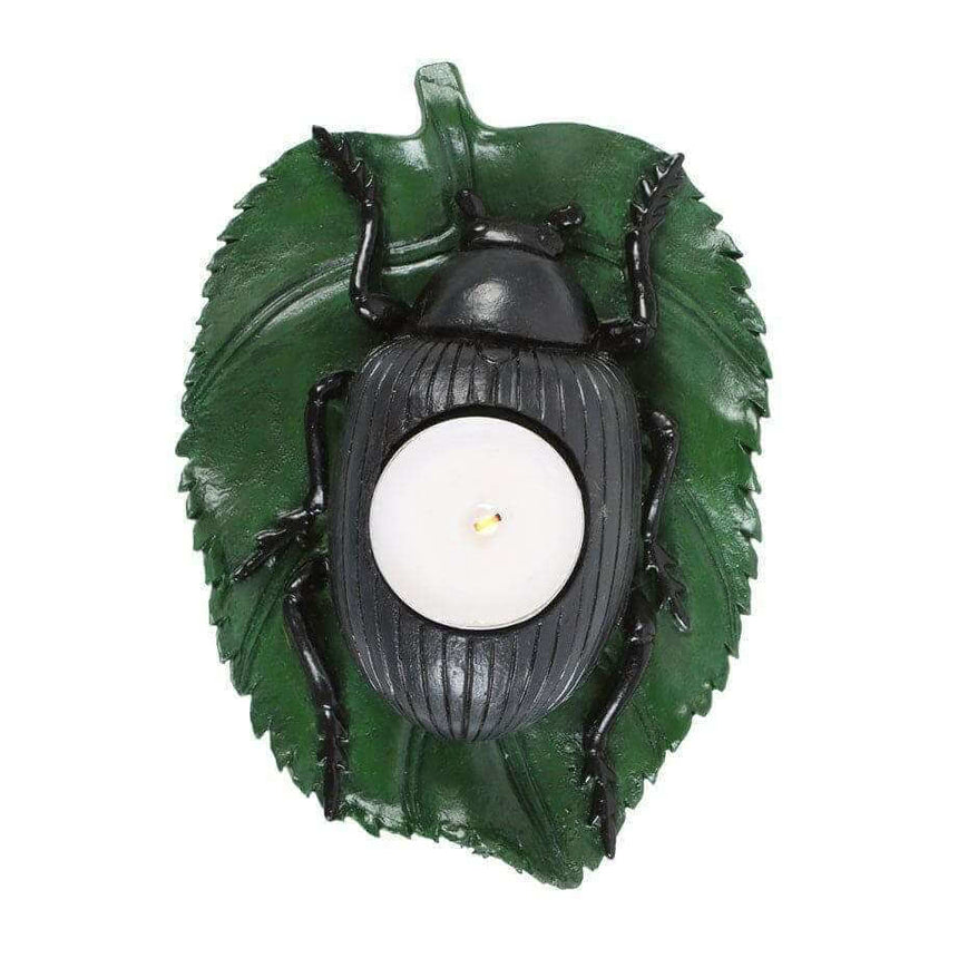 The Fashion Gift Shop: Beetle Tealight Candle Holder for Unique Home Decor by Spirit of equinox, Tea Light Holder