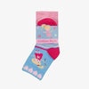 Baby Toddler Girls Socks 3 Pack Pink Fairy Princess Print 0 - 5.5 - Blue