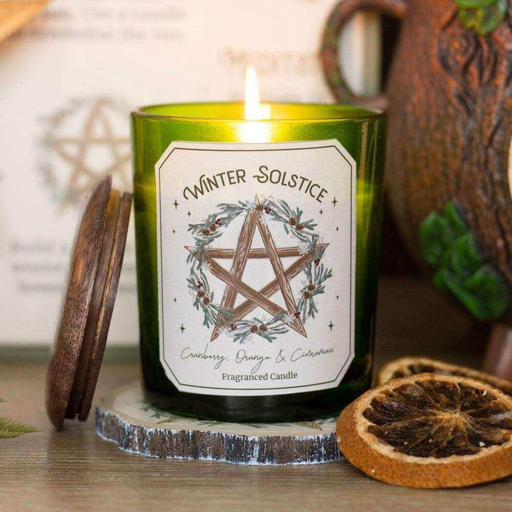 The Fashion Gift Shop: Cranberry, Orange & Cinnamon Candle by Jones Home & Gifts, Candles
