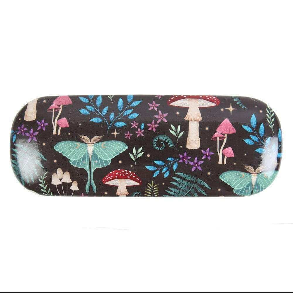 Dark Forest Print Glasses Case with Microfiber Cloth by Spirit of equinox