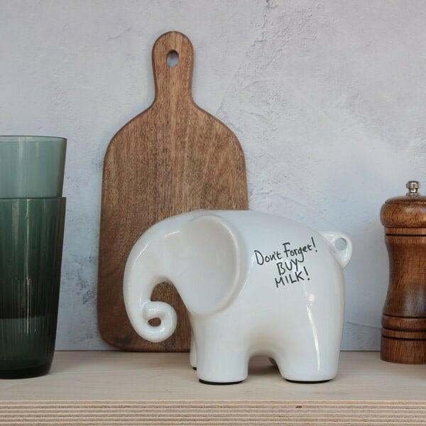 The Fashion Gift Shop: Eric The Memo Elephant - A Elephant Never Forgets By Luckies Uk by Luckies, Animal Ornament