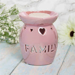 Family Wax Melter, Oil Burner with Cut-Out Hearts - Oil Burner & Wax Melters by escential Living