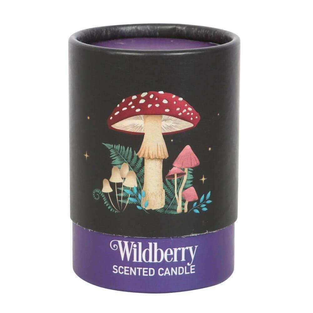 Forest Mushroom Wild berry Candle with Box by Jones Home & Gifts