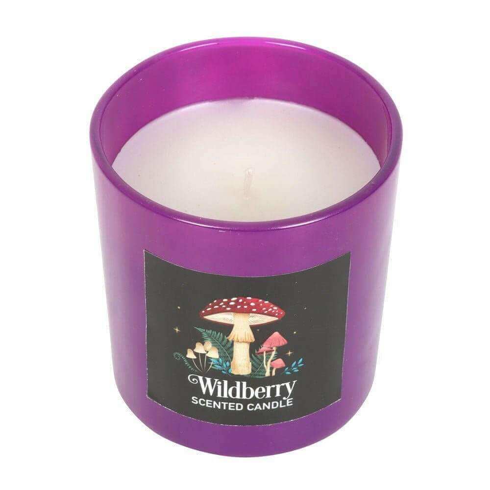 Forest Mushroom Wild berry Candle with Box by Jones Home & Gifts