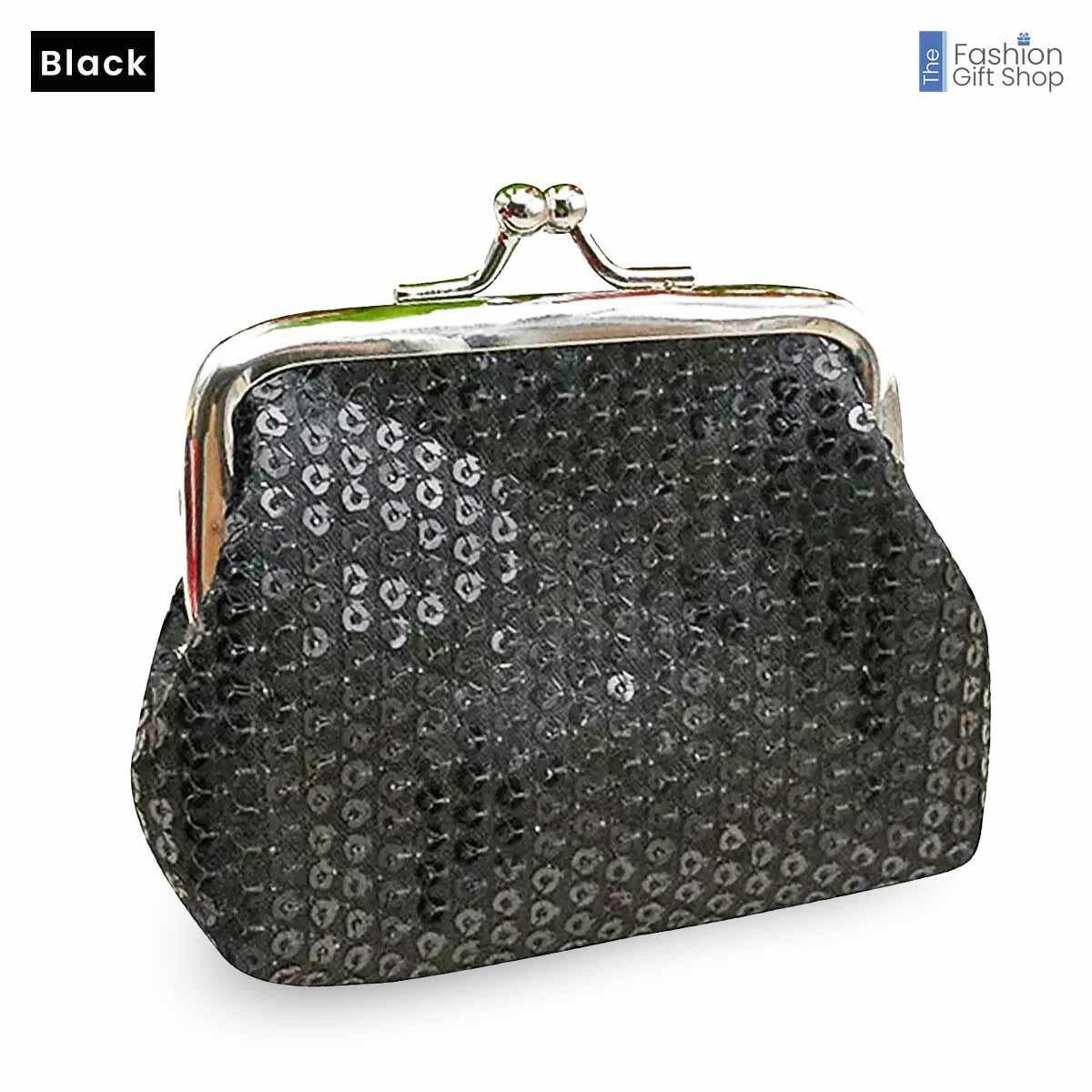 The Fashion Gift Shop: Christmas, New Years Party Sequins Sparkly Coin Purse by Fashion Accessories, Coin Purses
