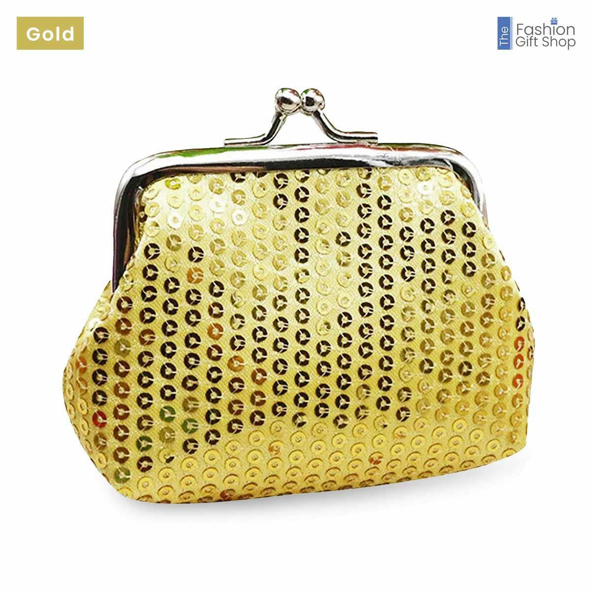 The Fashion Gift Shop: Christmas, New Years Party Sequins Sparkly Coin Purse by Fashion Accessories, Coin Purses