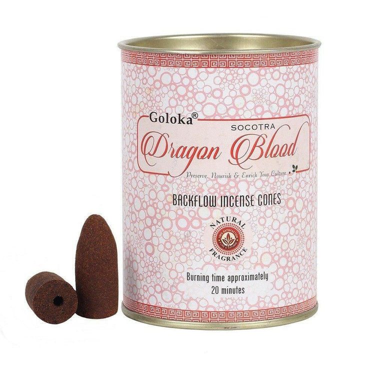 Goloka Backflow Incense Cone - Pala Santa - Sandalwood - Lavender + - The Fashion Gift Shop by Goloka