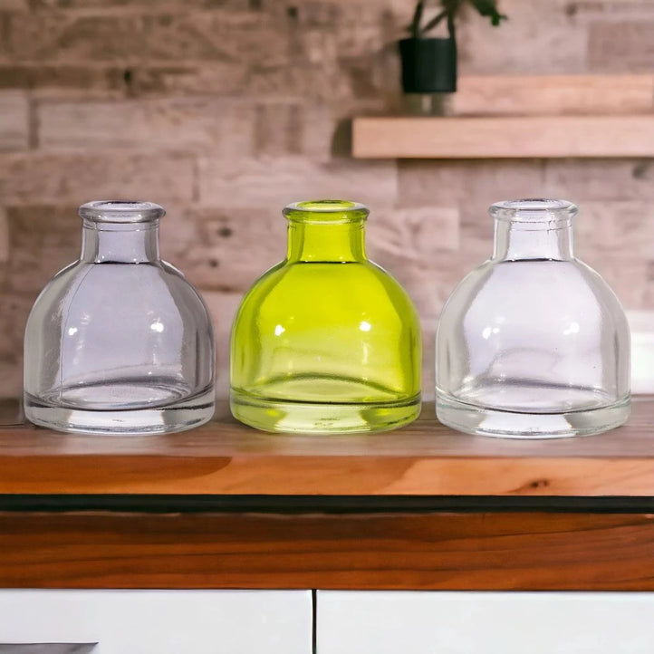 Grey & Green Glass Mini Bud Vases - Set of 3 - The Fashion Gift Shop by Sass & Belle