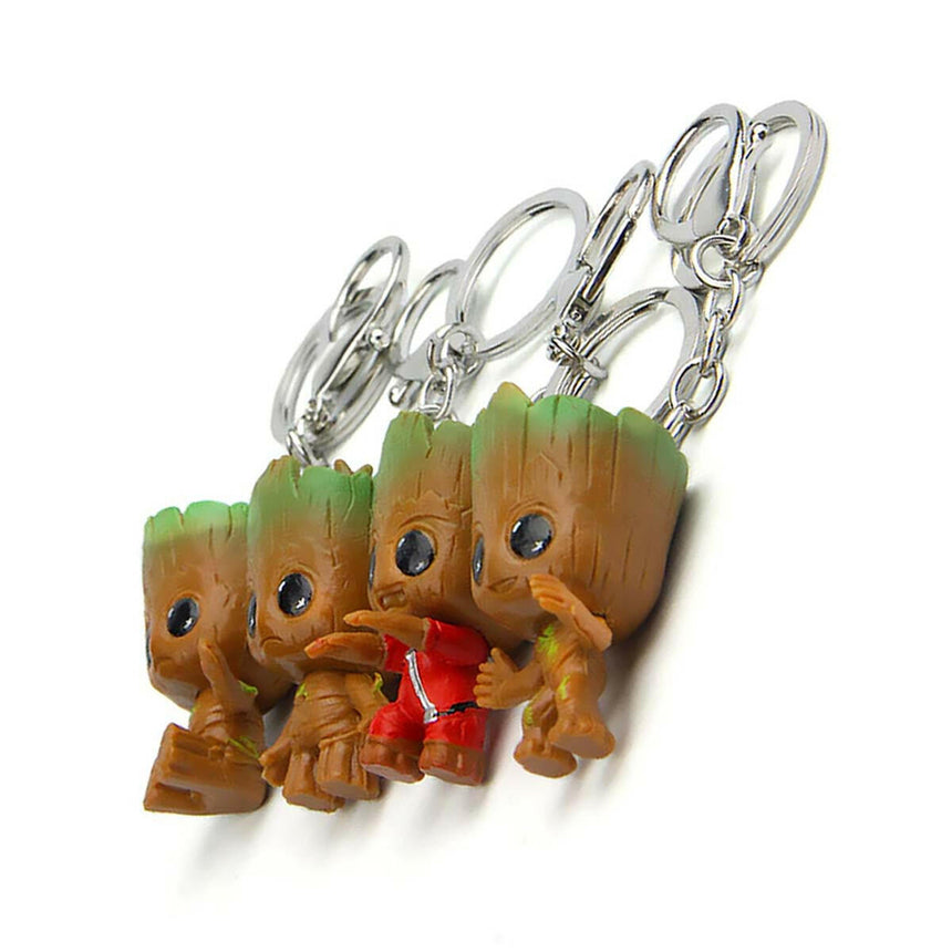 The Fashion Gift Shop: Groot Tree Guardians Of The Galaxy Keyrings Figures by Fashion Accessories, Marvel Gifts