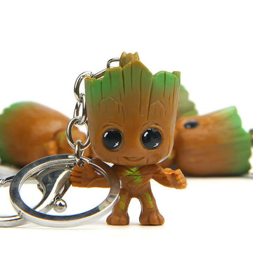 Groot Tree Guardians Of The Galaxy Keyrings Figures - The Fashion Gift Shop by Fashion Accessories