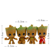 Groot Tree Guardians Of The Galaxy Keyrings Figures - The Fashion Gift Shop by Fashion Accessories