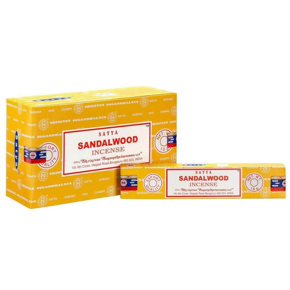 The Fashion Gift Shop: Handmade Sandalwood Incense Sticks, Satya Vegan - Friendly by Satya, Incense Sticks