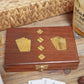 Harvey Makin Rose wood Games Set - Cards with Dice - Games & Puzzles by Harvey Makin