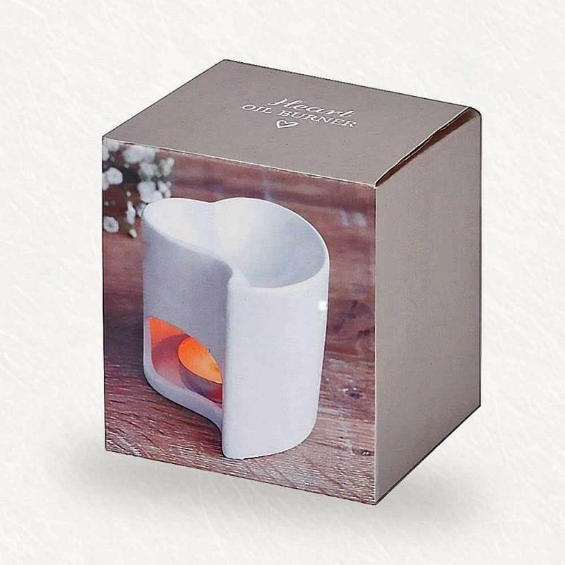 The Fashion Gift Shop: Heart Shape Design Ceramic Oil Burner or Wax Melt Burners by Jones Home & Gifts, Oil Burner & Wax Melters