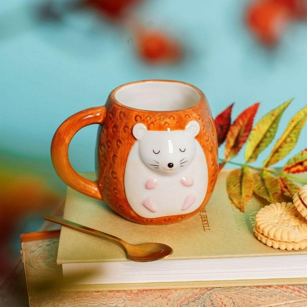 The Fashion Gift Shop: Hettie the Hedgehog Mug by Sass and Belle, Mugs and Cups