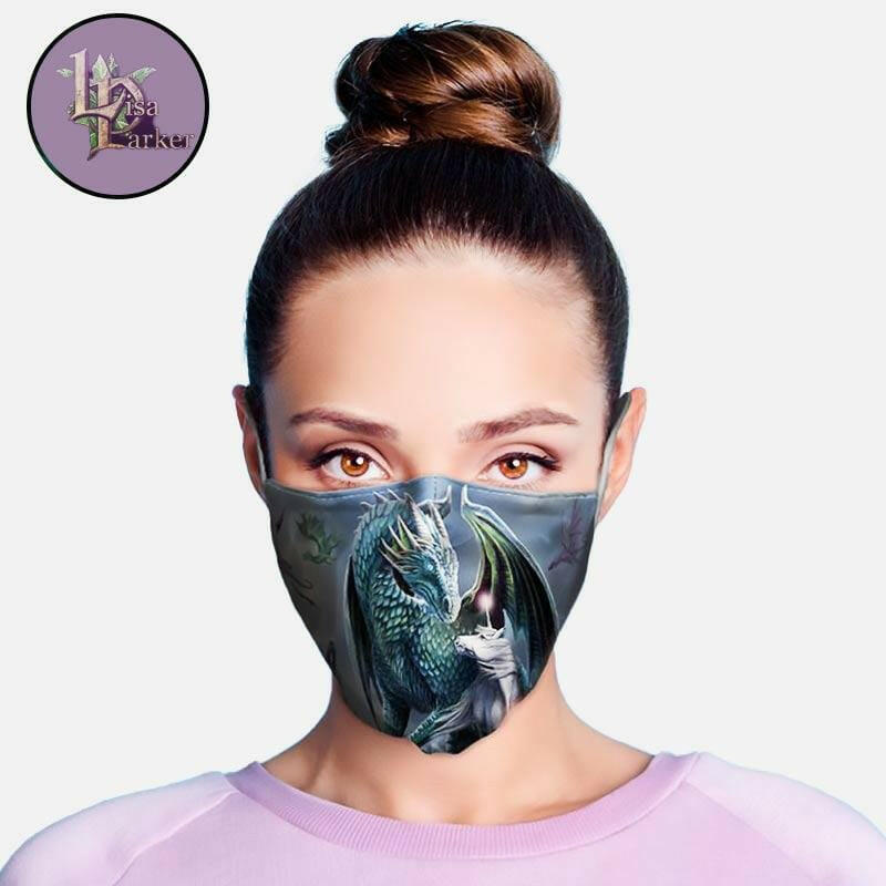 The Fashion Gift Shop: Lisa Parkers Designer Facemask Adjustable Twin Layer Covering by Lisa Parker, Face Covering