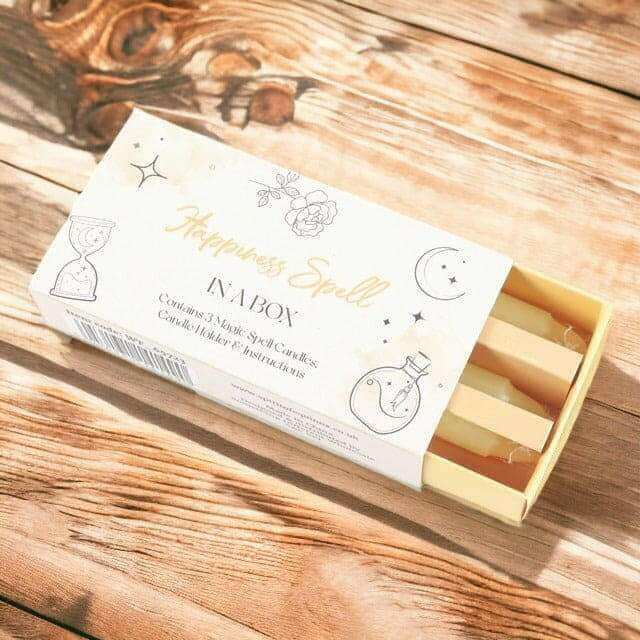The Fashion Gift Shop: Magic Happiness Spell Candles in a Box Boost Confidence by Spirit of equinox, Candles