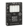 Magic Spell Candles Box of 12 for Spell Casting - White for Happiness