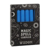 Casting Spell Candles Box of 12 for Manifesting Solid Colours - Dark Blue for Wisdom