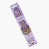 Beautiful incense holder with a sparkling design, 6 assorted colour - Purple