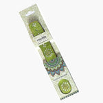 Beautiful incense holder with a sparkling design, 6 assorted colour