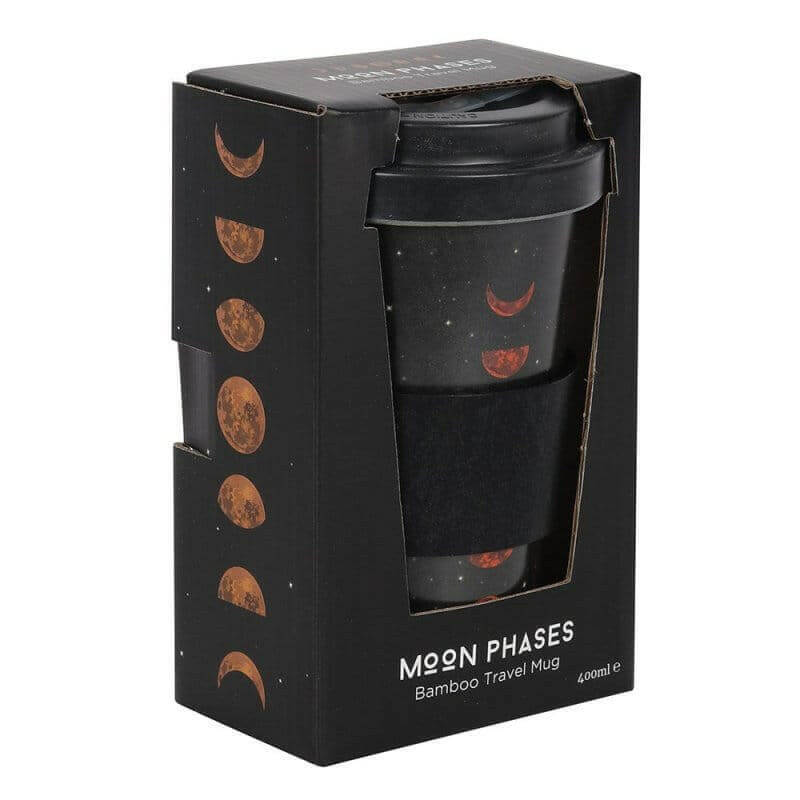 The Fashion Gift Shop: Moon Phase Durable Bamboo Eco Travel Mug for On - the - Go by Spirit of equinox, Bambo Travel Mug
