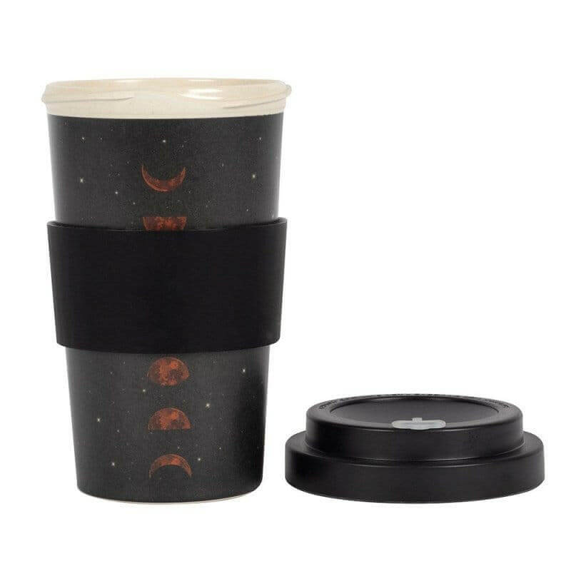 The Fashion Gift Shop: Moon Phase Durable Bamboo Eco Travel Mug for On - the - Go by Spirit of equinox, Bambo Travel Mug