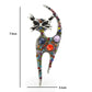 Multi Coloured Rhinestone Cat Pin Brooch - Brooches & Lapel Pins by Fashion Accessories