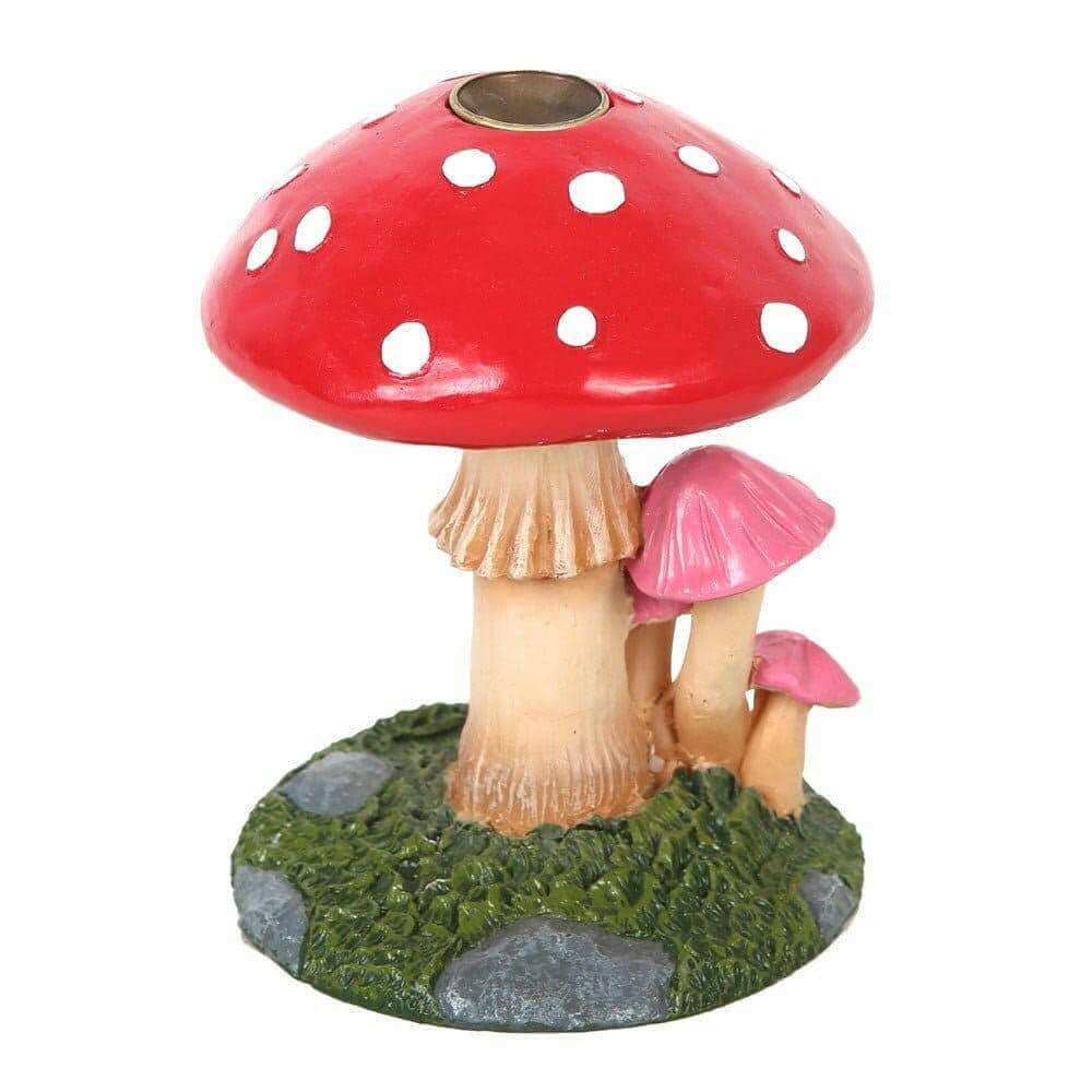 The Fashion Gift Shop: Mushroom Backflow Incense Burner, Dark Forest Decor by Spirit of equinox, Backflow Burner