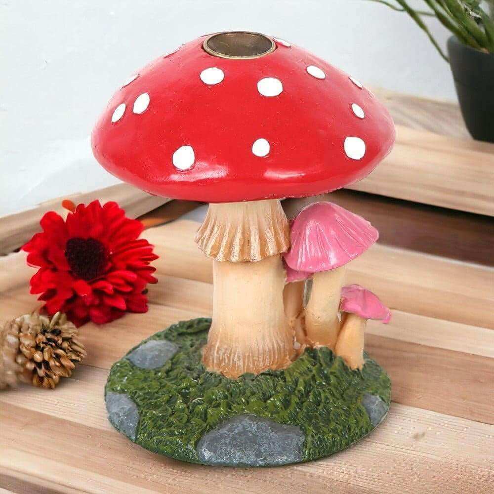 The Fashion Gift Shop: Mushroom Backflow Incense Burner, Dark Forest Decor by Spirit of equinox, Backflow Burner