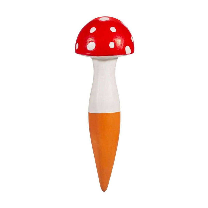 The Fashion Gift Shop: Mushroom Shaped Terracotta Watering Spike Red by Sass and Belle, Watering Spike