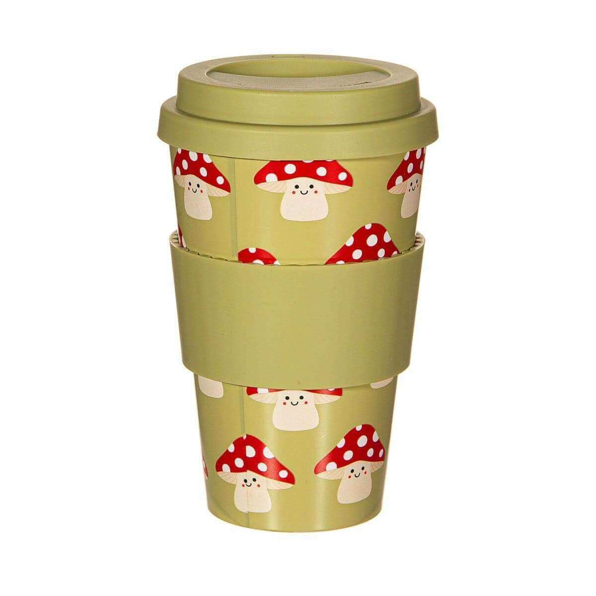 The Fashion Gift Shop: Mushroom Travel Coffee Cup by Sass and Belle, Travel Mug