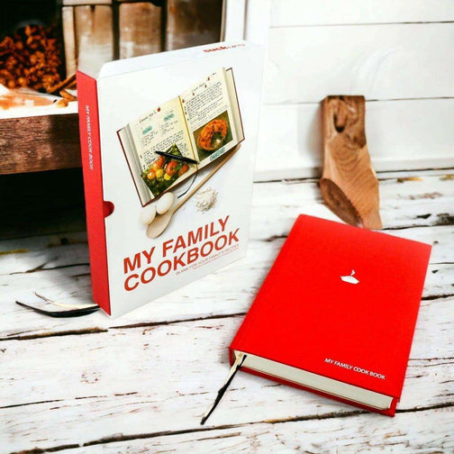 My Family Cook Book Journal With Cooking Guides And Tips - The Fashion Gift Shop by Luckies