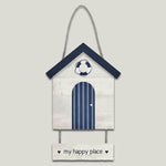 My Happy Place Hanging Sign Seaside Beach Hut Gifts - Garden Signs by Jones Home & Gifts