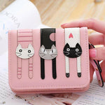 The Fashion Gift Shop: Womens Girls 3D Cat Purse Zipped Wallet - Card Slots - Bi Folding by Fashion Accessories, Purses and Wallets