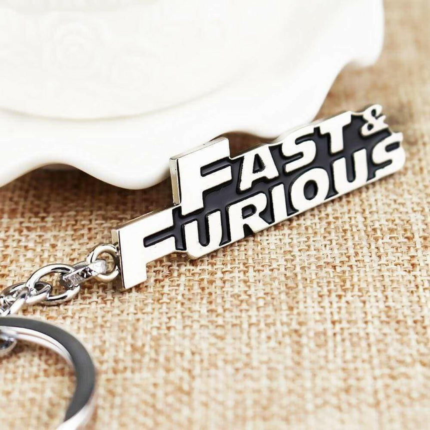 The Fashion Gift Shop: Fast & Furious Keyring Logo Key Chain by Fashion Accessories, Bag Charms & Keyrings