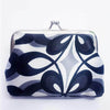 Girls Coin Purse Satin Money Pouch Retro Stylish Wallet - Black