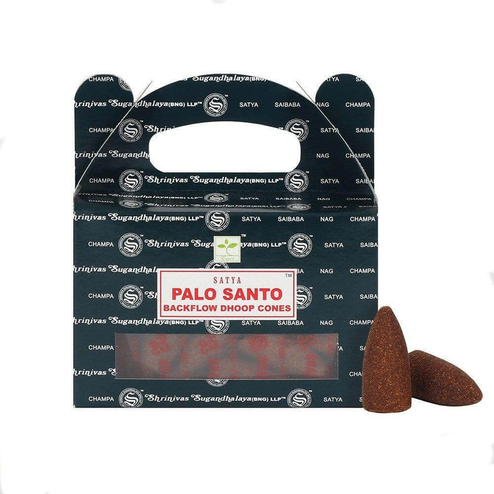 Palo Santo Backflow Incense Cones by Satya by Satya