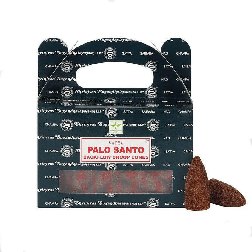The Fashion Gift Shop: Palo Santo Backflow Incense Cones by Satya by Satya, Backflow Cones