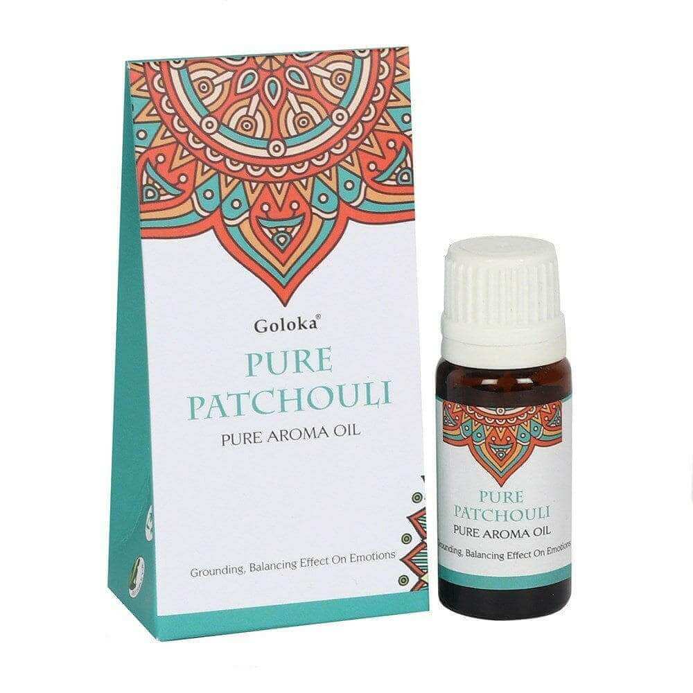 Pure Patchouli Fragrance Oil by Goloka 10ml bottle - The Fashion Gift Shop Aroma oil