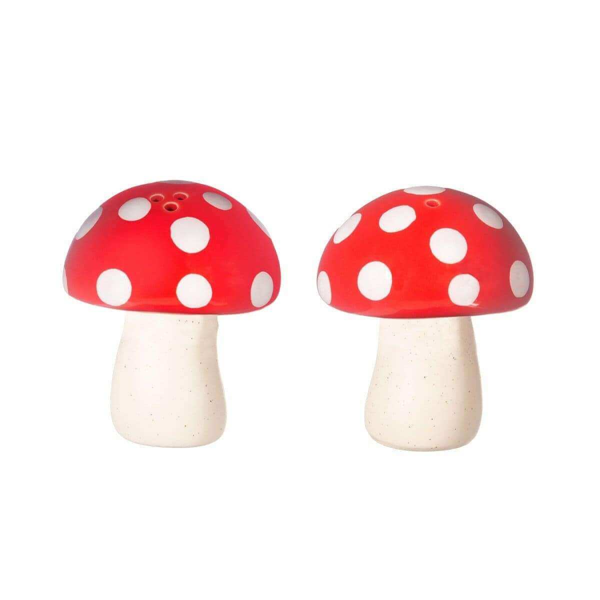 The Fashion Gift Shop: Mushroom Condiments, Salt and Pepper Shakers, and Adorable Tableware 🍄 by Sass and Belle, Cruet Sets